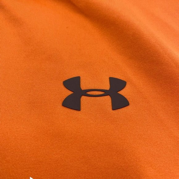 Under Armour Heat Gear Mens Activewear Polo Shirt Gray Colorblock Loose XL - Picture 5 of 6